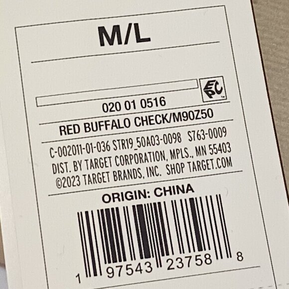 NEW Stars Above™ Women's Red Buffalo Check Flannel Robe - Picture 8 of 9